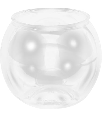 Ciotole Plastica Trasparente 16 Once - Confezione Da 12, Senza BPA, Per Pesci, Caramelle E Feste