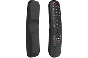 HEYOMI Custodia in Silicone per Telecomando LG AN-MR21GA AN-MR21GC MR22GA MR22GN MR23GA MR24GA, Cover telecomando LG antiurto, lavabile, Cover Telecomando per LG Magic 2021/2022/2023/2024