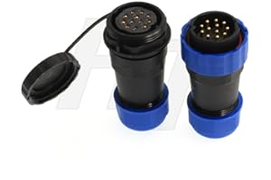 HANGTON CONNECT Hangton HE29 Prise de courant industrielle étanche IP68 Connecteur circulaire mâle femelle 12 pin