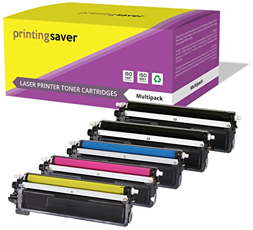 Printing Saver 5X Tóners compatibles para Brother DCP-9010CN, HL-3040CN, HL-3045CN, HL-3070CN, HL-3070CW, HL-3075CW, MFC-9120CN, MFC-9125CN, MFC-9320CW, MFC-9325CW impresoras