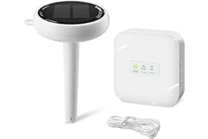 Pool Alarm, Briidea Solar Wave Alarm with Optimal Sensitivity Deployment, Combined with Indoor and Outdoor Devices for Dual Alerting, Providing Additional Security for Your Child and Pet