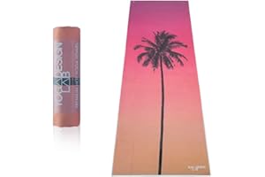 ‎YOGA DESIGN LAB Yoga Design Lab Hot Yoga Handtuch | rutschfest, leicht, recyceltes, saugfähiges Mikrofaser Yogahandtuch | schnelltrocknend, waschmaschinenfest | Ideal für Hot Yoga, Sport, Reisen (Venice)