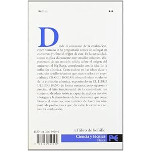 El libro del big bang : introducción a la cosmología (El Libro De Bolsillo - Ciencias)