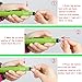 Nail Art Drill Kit File Finger Toe Polish Buffer Pedicure Manicure Acrylics Tool Electric Pen Shape with Multi Sanding Bits and Power Adapter For Salon Personal Use (Green)