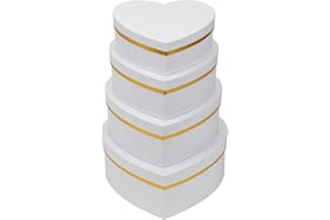 OAIRSE Boîte cadeau avec couvercles en papier en forme de cœur - Boîte cadeau noire pour chapeau de fleuriste - Boîte de rangement pour bijoux pour la Saint-Valentin, anniversaire, Thanksgiving, chocolat
