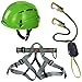 Produktbild Alpidex Kletterhelm ARGALI apple green + Alpidex Klettergurt TAIPAN green pepper + Edelrid Klettersteigset Cable Vario