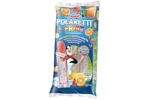 ITDSTORE Polaretti - Ghiaccioli pronti da gelare in vari gusti assortiti con sorpresa - 6 cfz. da 10 pz. (Fruit)