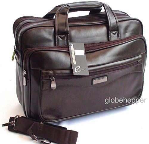 Obtener Globehopper 084 - Maletín de transporte para portátiles de
15,6" (poliuretano, con mango y correa para llevar al hombro, cierre de
cremallera), color marrón En línea