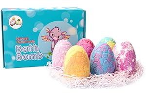 WHSCWP New Children's Bath Bomb-Fun Puzzle Mini Dinosaur Egg or Cartoon Bubble Set, Bubble Bath, Suitable for 3-10 Years Old (Dinosaur)
