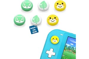 M MARIE MADELEINE EMPORIUM MMEGaming - Coperchi joystick compatibili con Switch, tappi per pollice per Switch, Grip JoyCon, Grip compatibile Switch Lite, accessori switch (Animal Crossing)
