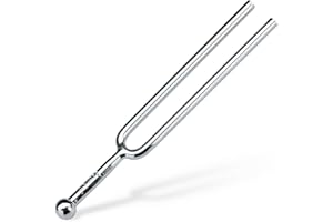 WBZOWRB Diapasón,Acero Inoxidable,Diapasón Estándar A440Hz para Instrumentos De Afinación Estándar De Violín y Guitarra