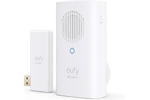 eufy Security Video Doorbell Chime, Add-on Chime for S220/S330, Requires eufy HomeBase 2 or HomeBase 3, Simultaneous Ringtone, Adjustable Volume