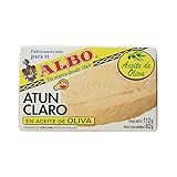 Sólo ingredientes naturales Albo Atún Claro en Aceite de Olivaa - 112 g