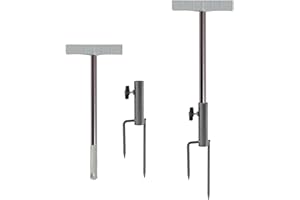 JINGHANGER 2 Stück Yard Schild mit Metallpfahl Gartenschilder Yard Sign Ständer Schilderständer Schilderhalter Rutenhalter Beschilderung für Garten, Hof, Rasen