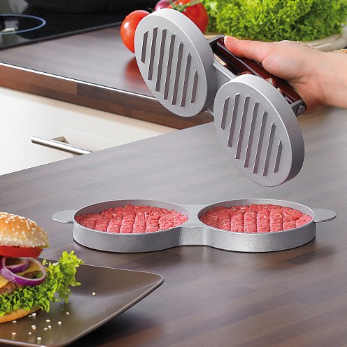 Rosenstein & Söhne Hamburger-Frikadellen-Presse für 2 perfekte Pattys - 2