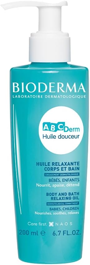 Bioderma ABCDerm Relaxing Oil Bebek ve Çocuk Besleyici, Yatıştıcı, Koruyucu, Nemlendirici Masaj Yağı 200 ml