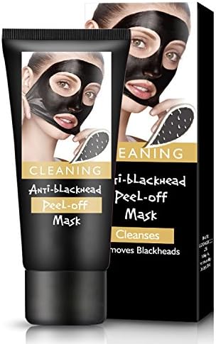 Blackhead Remover Mask Activated Natural Bamboo Charcoal Mask Onelass Peel off Remover Mask Deep Clean Face Absorbing Pores Blackhead and Stubborn Dirt Halloween Mask(Enhanced)