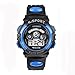 Produktbild Sunday Kinder Herren-Armbandunr, Digital, Analog, Uhren für Jungen – Kinder, Outdoor-Sport-Armbanduhr mit Alarm/Dual Time/LED-Licht,5 ATM wasserdicht, elektronisch, Armbanduhr für Jugendliche (Blau)