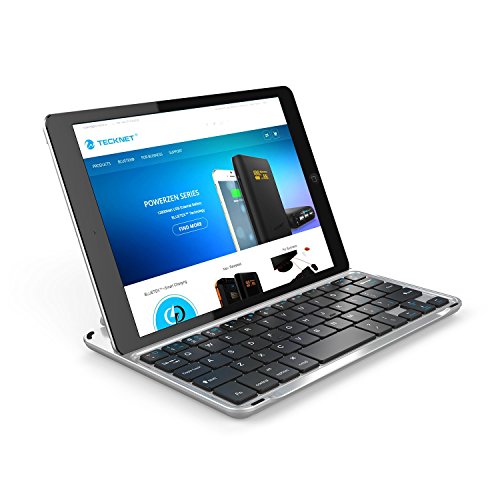 iPad Mini Bluetooth Tastatur, TeckNet® Ultrathin Magnetic Clip-On Appple iPad Mini Bluetooth Deutsche Tastatur Hülle Folio Keyboard Case für iPad mini 3 / mini 2 / mini – Smart Case mit Auto Sleep / Wake, Komfortable Tasten und Extra Lange Batterielaufzeit - 2