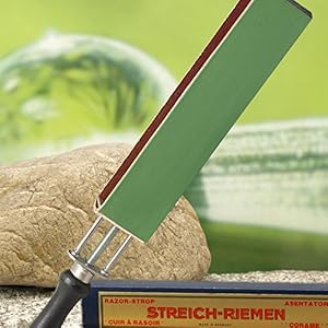Double Razor Strop for Straight Razor Leather Adjustable Russian Streich Riemen t00056j - Image 6