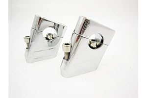 MASO Pontets de guidon universel en aluminium pour moto Honda, Yamaha, Suzuki, 22 mm