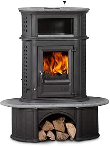 Kaminofen Globe-fire Herculina XXL raumluftunabhängig Guss schwarz 7kW