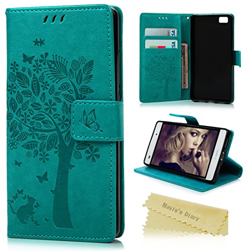 Huawei P8 Lite Funda Libro de Suave PU Leather Cuero Impresi n - Mavis s Diary Carcasa Con Flip case cover Cierre Magn tico Funci n de Soporte Billetera con Tapa para Tarjetas-Dise o de rbol y Gato y Mariposa azul reviews Huawei P8 Lite Funda Libro de Suave PU Leather Cuero Impresi n - Mavis s Diary Carcasa Con Flip case cover Cierre Magn tico Funci n de Soporte Billetera con Tapa para Tarjetas-Dise o de rbol y Gato y Mariposa azul
