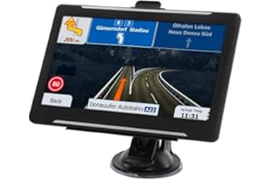 WOSTOKE 7 Pollici Camion navigatore satellitare GPS mappe gratuite per Auto HGV Camion LGV Coach Navigazione