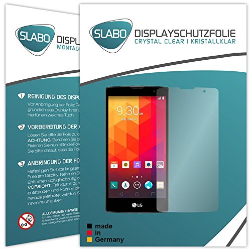 4 x Slabo Displayschutzfolie LG Magna Displayschutz Schutzfolie Folie „Crystal Clear“ unsichtbar MADE IN GERMANY - 2