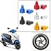 Vheelocityin Bullet Shape Multicolor Tyre Valve Cap (set of 2) For Honda Dio 2015 RS.99.00