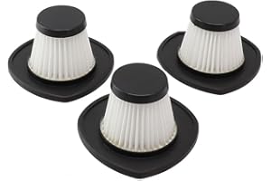 FACULX Zamienny filtr próżniowy do odkurzacza dla Holife HM218B, filtr Hepa, który nadaje się do prania i wielokrotnego użytku, biały (3 szt.)