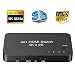 Produktbild HDMI Switcher 4 In 1 Out 4x1 HDMI 2.0 Switch mit IR Drahtloser Fernunterstützung 4Kx2K@60Hz 3D 1080P für HDTV PS3 PS4 Blu-ray DVD Heimkino-Digitalprojektoren u.s.w. Schwarz