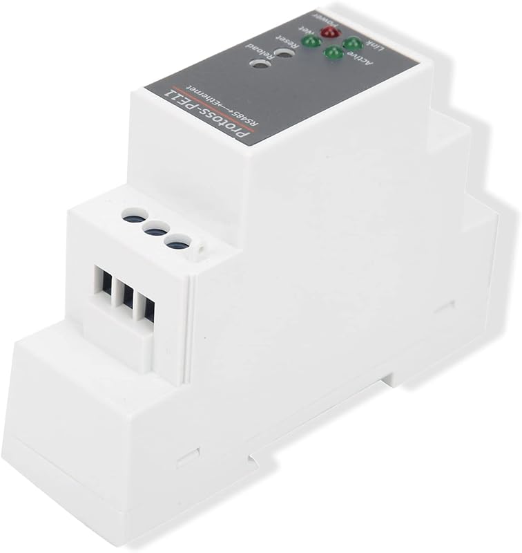 Natudeco RS485 zu seriellem Ethernet-Server Schienenmontage PE11-H RS485 zu Serieller Server Ethernet Router 100–240 VAC PE11-H für FreeRTOS