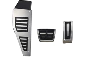 WANWU RDH Gas Brake Footrest pad stainless car pedal accessories for A3 S3 8V Golf 7 Mk7 VII GTI R Passat B8 GTI GTE