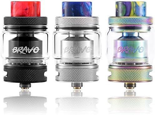 Wotofo - Bravo RTA – 25mm Top Fill Adjustable Bottom Airflow with Dual Coil...