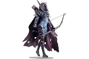 REOZIGN World of Warcraft Sylvanas Windrunner Statue, 15 cm PVC Standing Pose with Bow, Sylvana's Anime Action Figures, Toy (Base & Colour Box)