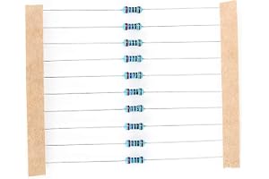 300 St Resistor Kit, 1K-1M Ohm 1/4w Metallfilm Resistor Sortiment Kit Hög Stabilitet med Färgkodade Band 1% Tolerans
