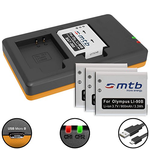 4 Batteries   Double Chargeur  USB  pour LI-90B Li-92B   Olympus Actioncam Tough TG Tracker   TG-1  TG-2  TG-3  TG-4  TG-5   XZ-2     v  liste -  Cabl