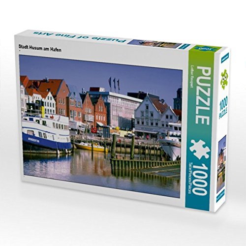 Preisvergleich Produktbild Stadt Husum am Hafen 1000 Teile Puzzle quer (CALVENDO Orte)