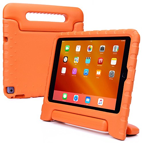 Cooper Cases(TM) Dynamo iPad Air 2 Hülle für Kinder in Orange + Frei Displayschutzfolie (Leicht, ungiftiger EVA-Schaum, haltbares Design, Extraschutz, Freier Stand)