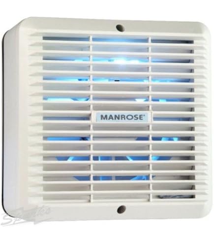 Manrose 4" Continuous Centrifugal Fan Humidity Timer Pullcord Low Voltage 12v