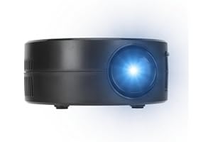 GOWENIC Mini Projecteur Portable avec WiFi et, qualité d'image Optimale, Haut-Parleur intégré, Alimentation Mobile, Même écran Que pour Les Téléphones