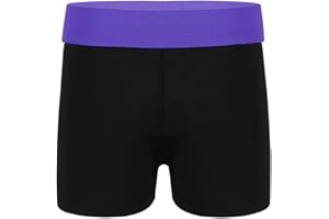 Agoky Mädchen Sport Shorts Turnhose für Kinder Kurze Hose Tights Leggings Fitness Tanzen Yoga Shorts Sporthose kurz Hot Pants Freizeit Training
