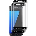 Tzstz 2 Pieces with Samsung Galaxy S7 Edge Screen Protector Compatible, 9H Hardness, Anti-Scratch, Tempered Glass Protector