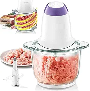 Heyovin Kitchen Food Chopper Electric Meat Grinders with Bowl - Multicolor
