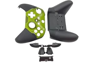 Jerilla Guscio Dell'alloggiamento di Ricambio Coperchio della Custodia + LB RB LT RT Pulsanti di Attivazione del Paraurti Compatibile con Xbox Elite Controller Series 2 Limited Edition