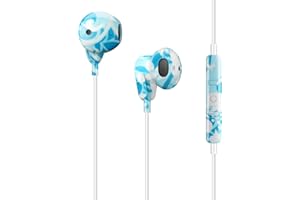 Coolden Écouteurs pour iPhone Intra-Auriculaires Filaires Casque Antibruit Filaires Stéréo HiFi avec Micro et Contrôle du Volume Intégrés Compatible avec iPhone 12/13/XS/SE/XR/11/11Pro/7/8 Bleu