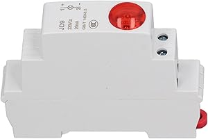 JECTSE Éclairage sur Rail DIN, Voyant LED sur Rail DIN AC DC 230 V Installation Simple pour Zone Résidentielle (rouge)