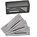 CRYSTALUM® Premium Eyebrow Microblading Kit 12 Pins U SHAPE - Semi Permanent Makeup Set - Disposable Blades Tattooing Needle Pins - Sterilized Medical Grade Stainless Steel - Professional Care (5 BLADES)