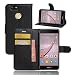 Produktbild LG K8 2017 Hülle, IVSO Hohe Qualität Advanced Shock Absorption Technology Case Folio Tasche Cover für LG Mobile K8 (2017) Smartphone (5.0 Inch IPS Screen, 8GB Storage, Android 7.0) Smartphone Smartphone (Für LG Mobile K8 (2017), Schwarz)